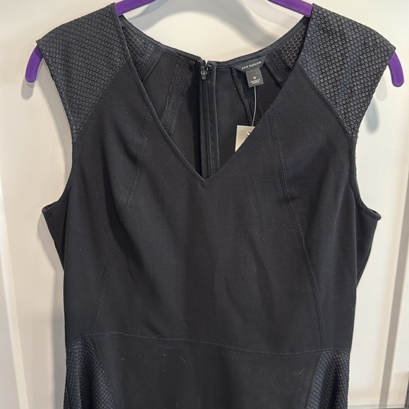Ann Taylor Black Textured Midi Dress - Picture 2 of 11